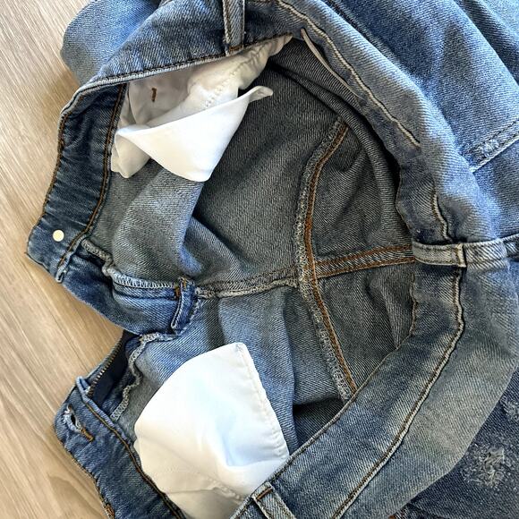 Anthropologie Pilcro and the Letterpress Straight Leg Medium Wash Jeans Size 30 - Picture 11 of 11